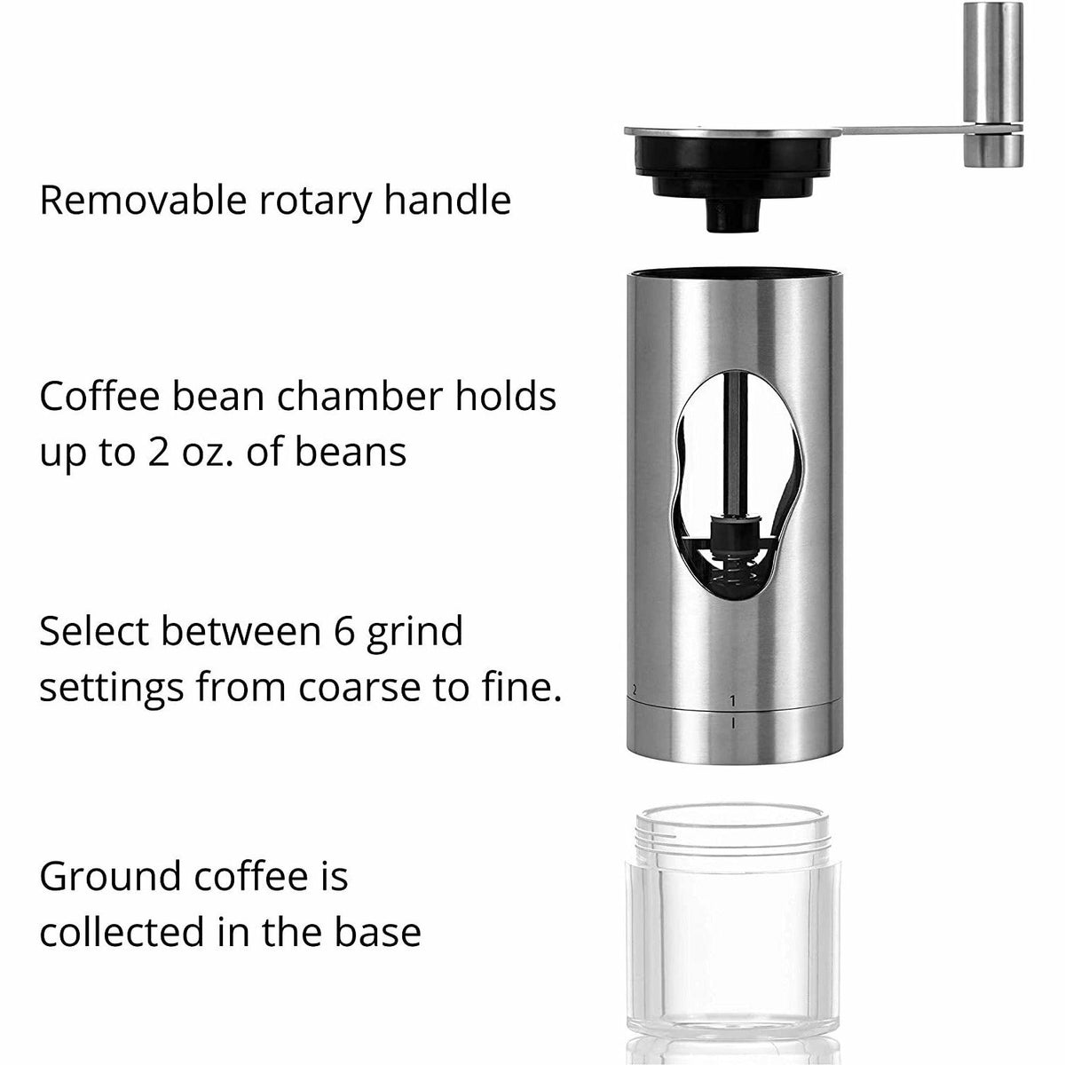 AdHoc Mrs. Bean Stainless Steel Coffee Grinder – Adhoc Kitchen