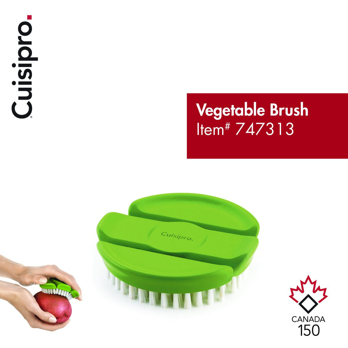 Cuisipro Flexible Vegetable Brush - Green