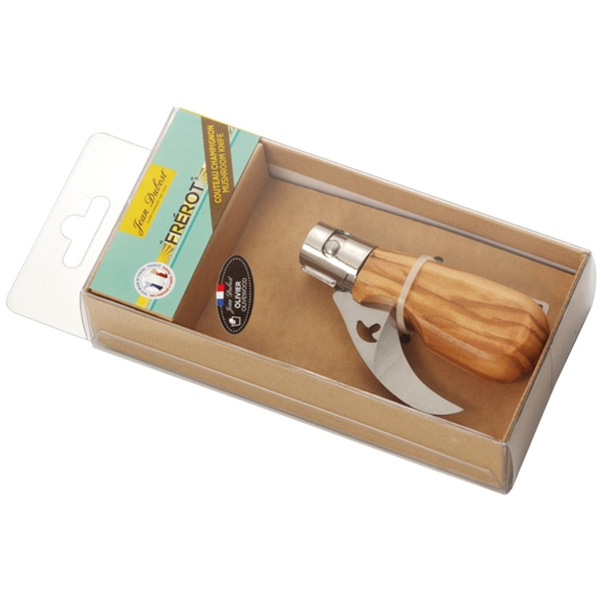 MUSHROOM PARING KNIFE (HANDLE COLOR - NATURAL WOOD)