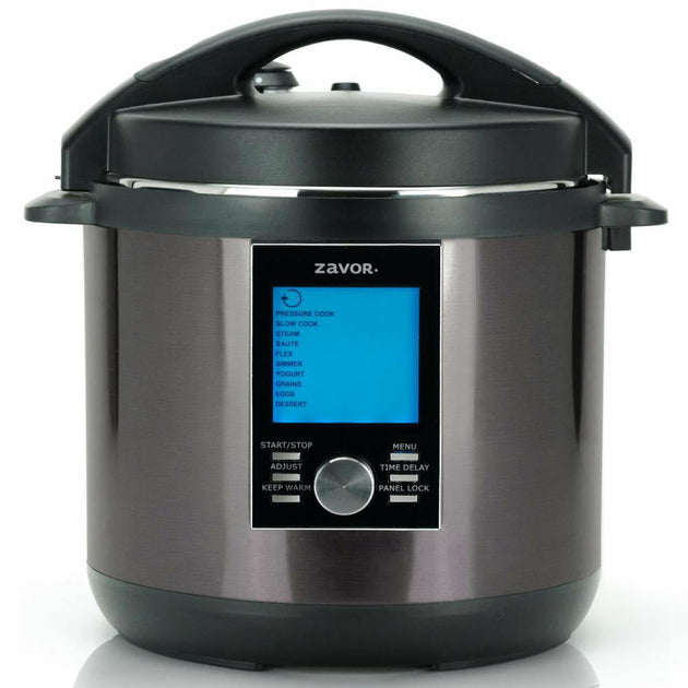 Universal 6.3 Quart / 6 Liter Stainless Steel Easy Use Pressure Cooker +  Extra Glass Lid, Induction Compatible, Pressure Cooker & Multipurpose Pot,  7