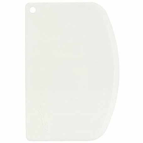 Straight-Edge Plastic Bowl Scraper - 5.25 x 3.75