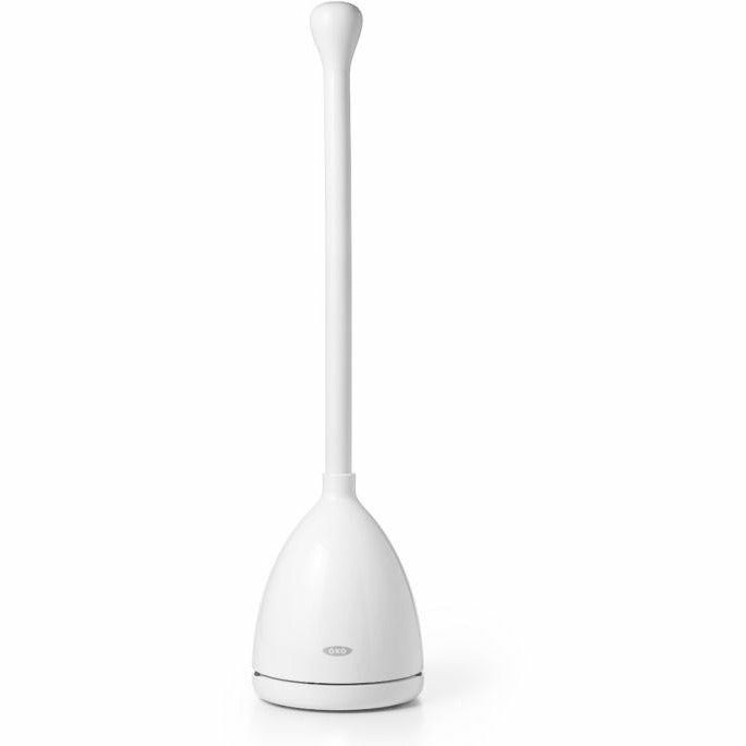 Oxo Good Grips Stainless Steel Bathroom Toilet Plunger and Caddy