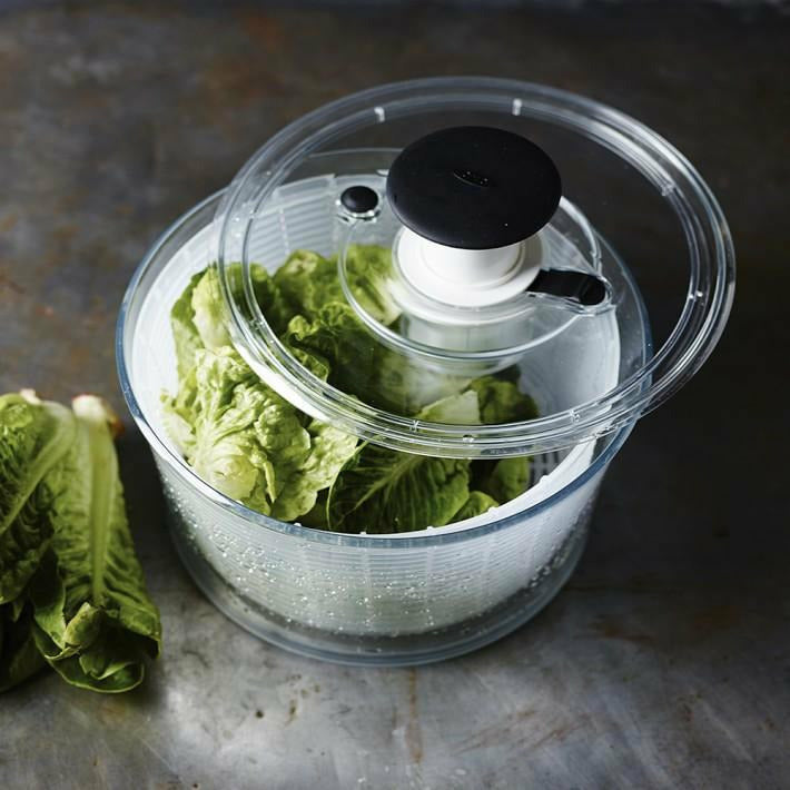 Salad Spinner 2.5L, Manual Lettuce Spinner for Veggie Prepping and