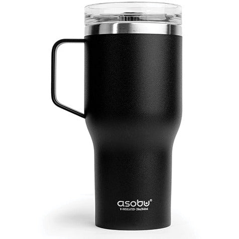  asobu Stainless Steel Insulated Coffee Mug with Ceramic Inner  Coating for Ultimate Flavor 12 Ounce (Black) : Home & Kitchen