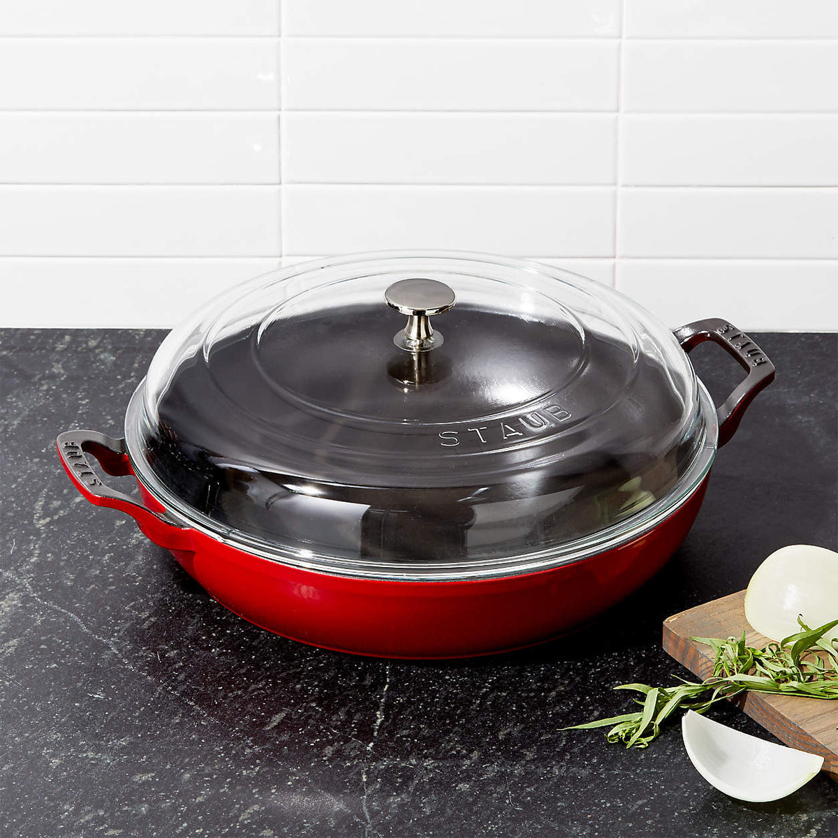 Staub 3.5-qt. Braiser, Nickel Knob