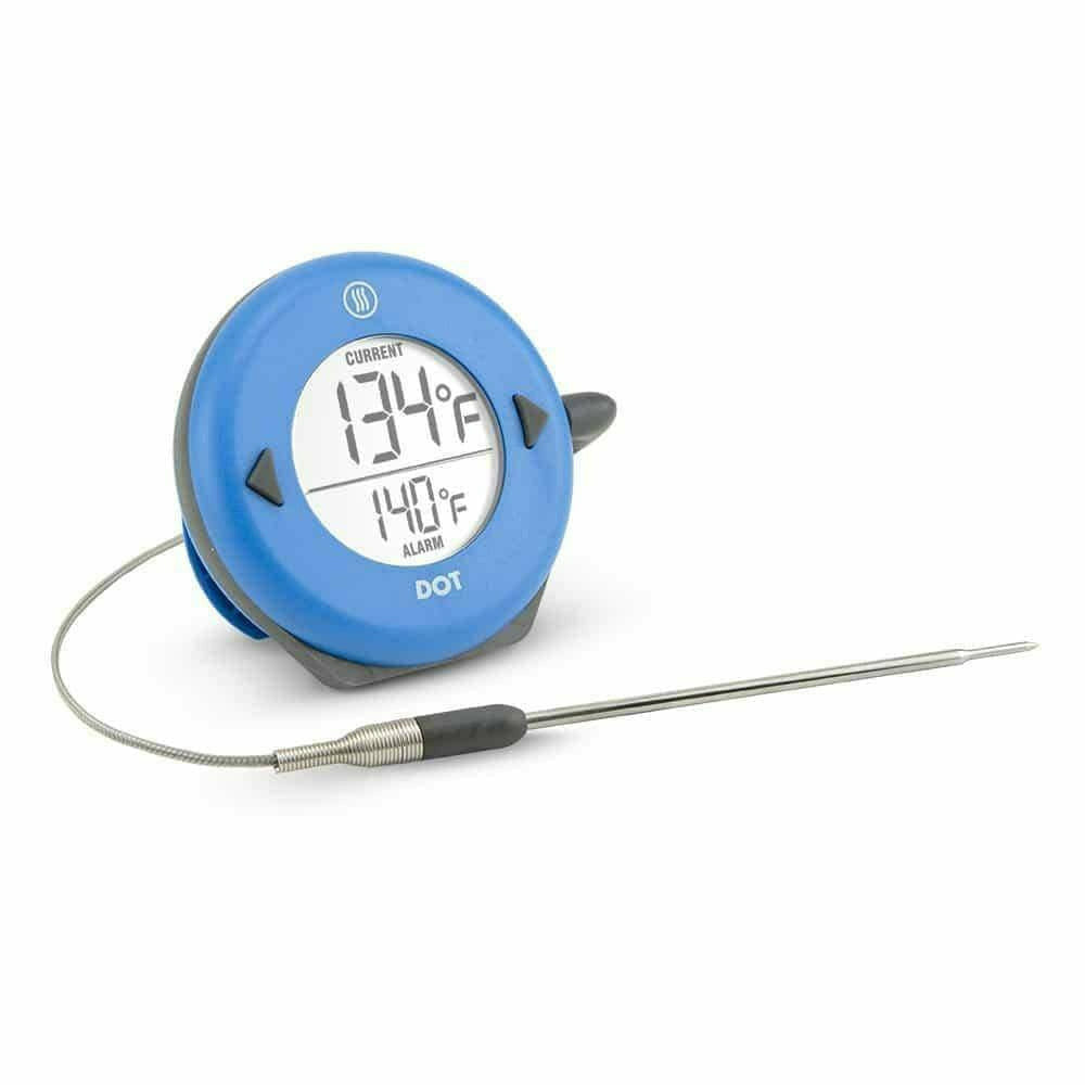 ThermoWorks Dot Simple Alarm Thermometer - Blue