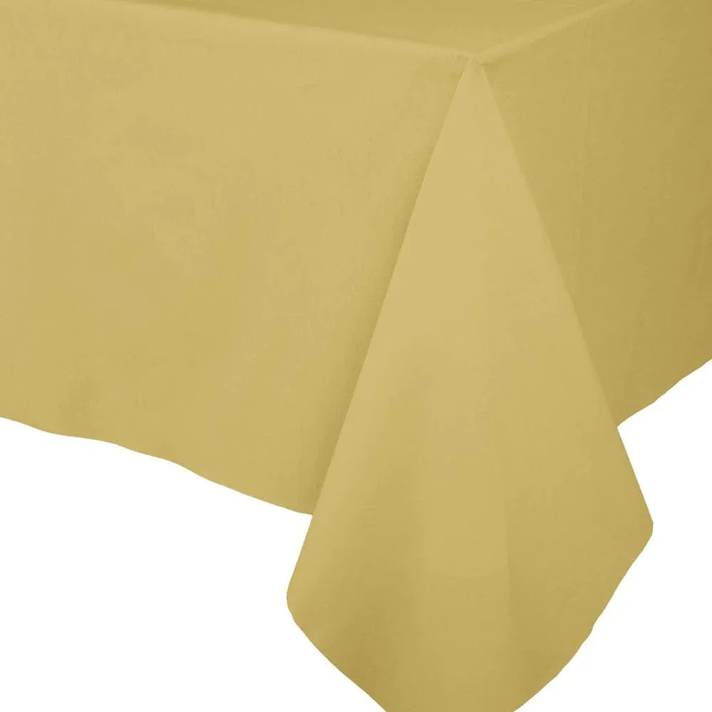 Caspari Gold Paper Linen Solid Cocktail Napkins