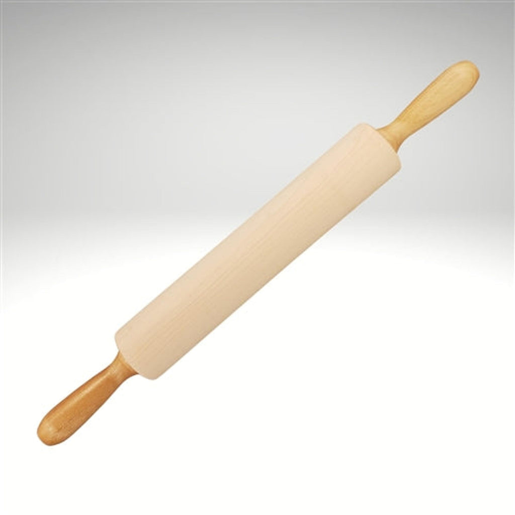 Rolling pins with wooden handles and precision ball-bearing