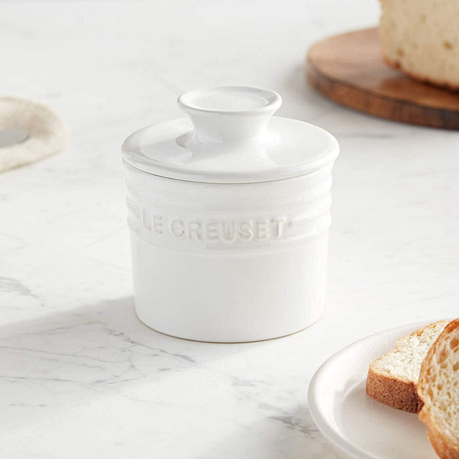 Le Creuset Butter Crock, Caribbean