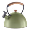 Whistling Tea Kettle with Stay-Cool Wood Handle, 64 oz
