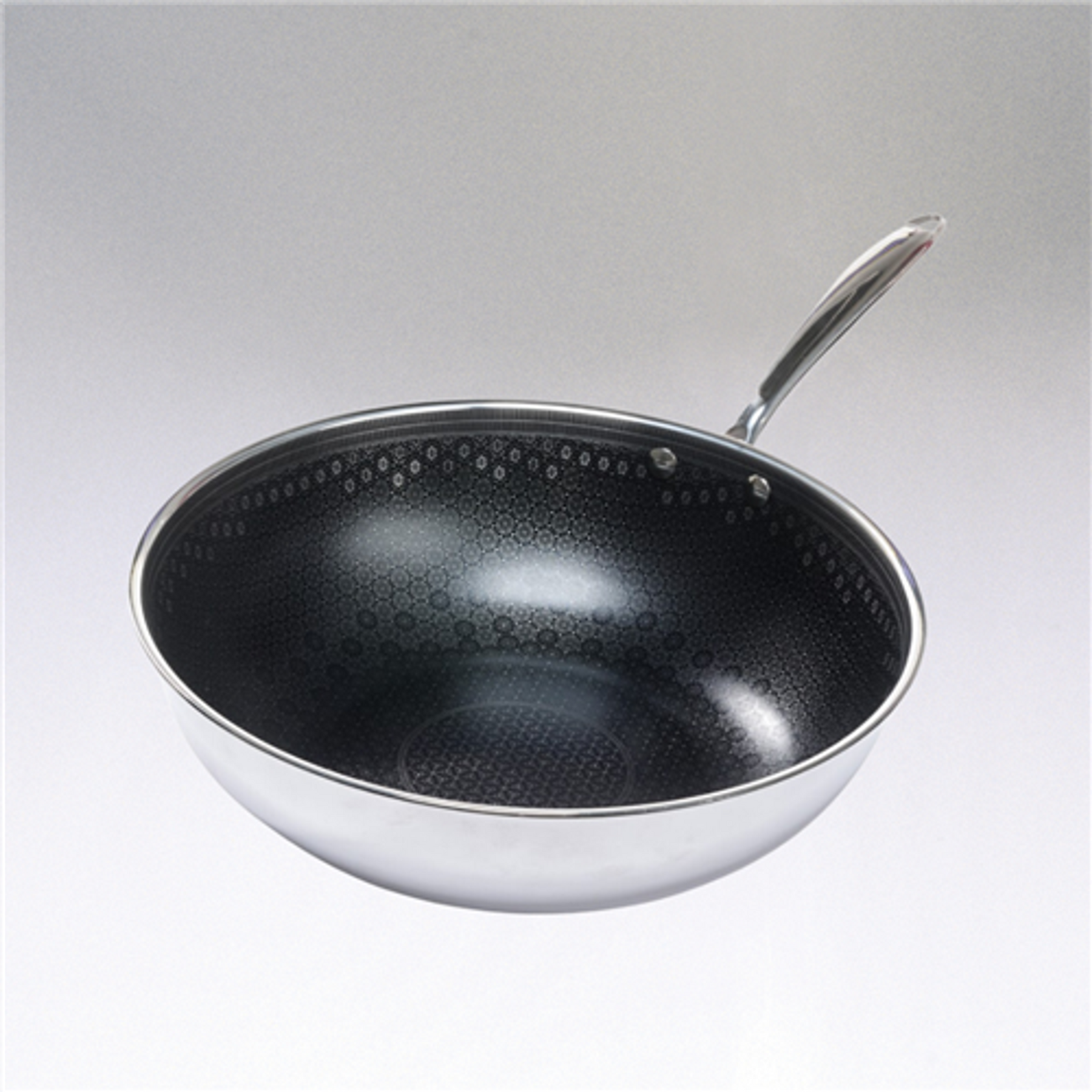 Black Cube Stainless Steel 2.5 Quart Saucepan with Lid