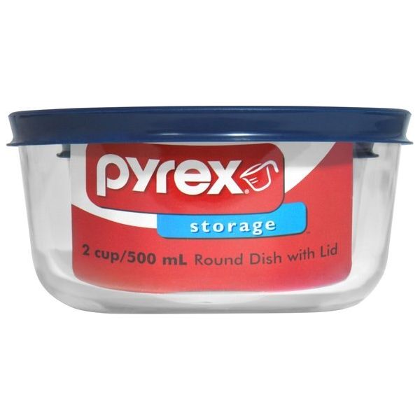 Pyrex Round Glass Storage Container – Tarzianwestforhousewares
