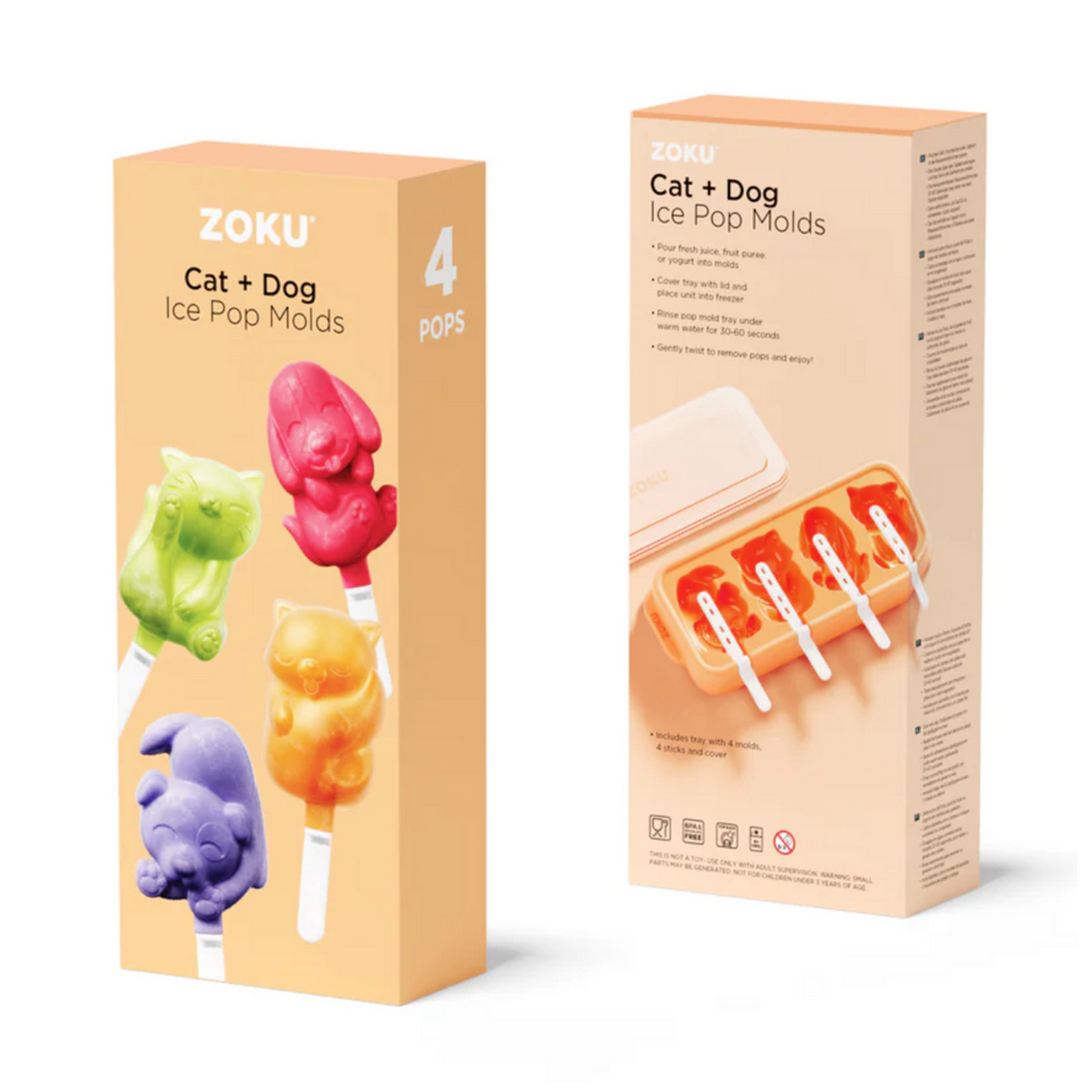 Zoku Mini Pop Molds - Set of 2