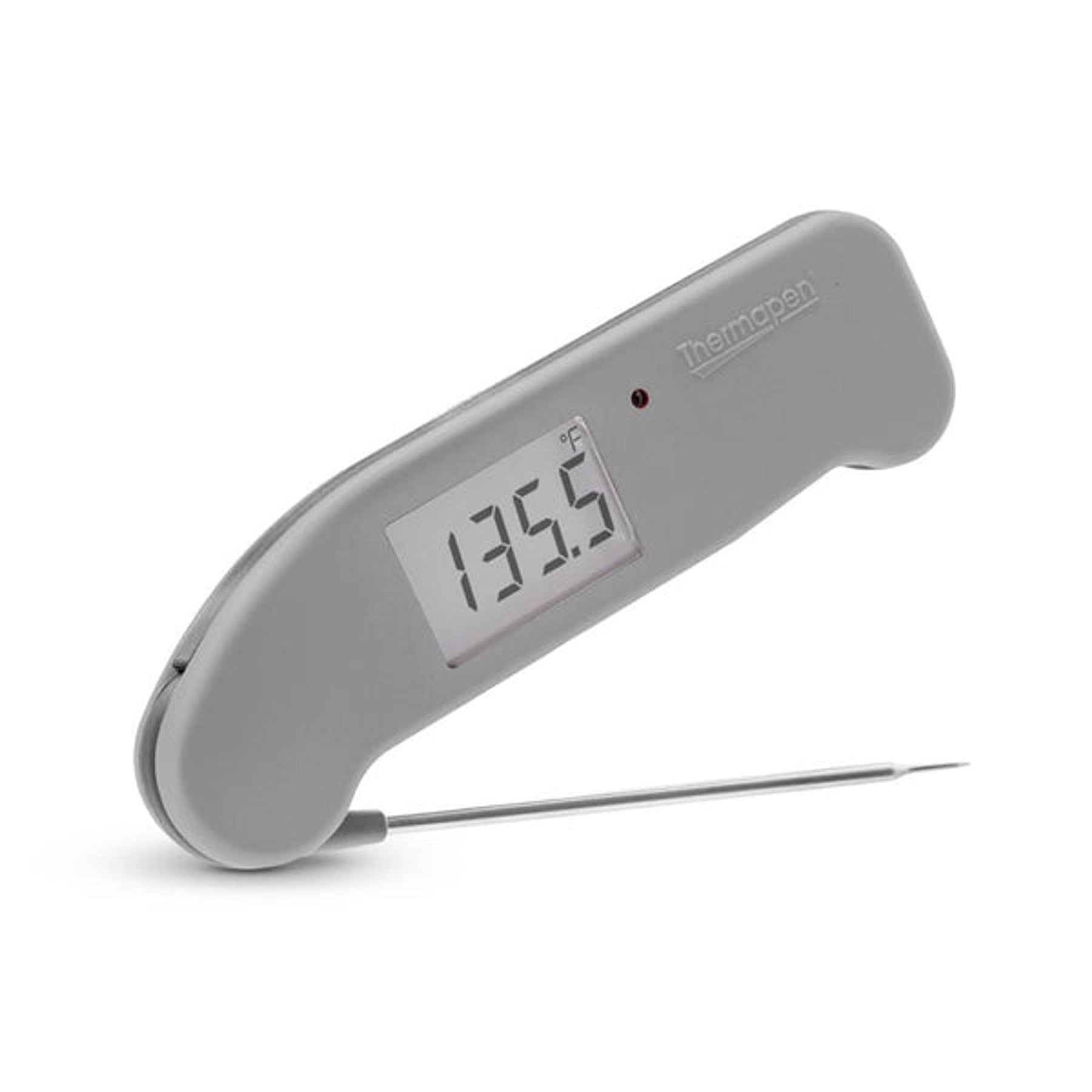 ThermoWorks Waterproof Thermapen One | One Second Instant Read Meat Thermometer | Auto-Rotating Display, Waterproof | Grey 5338679