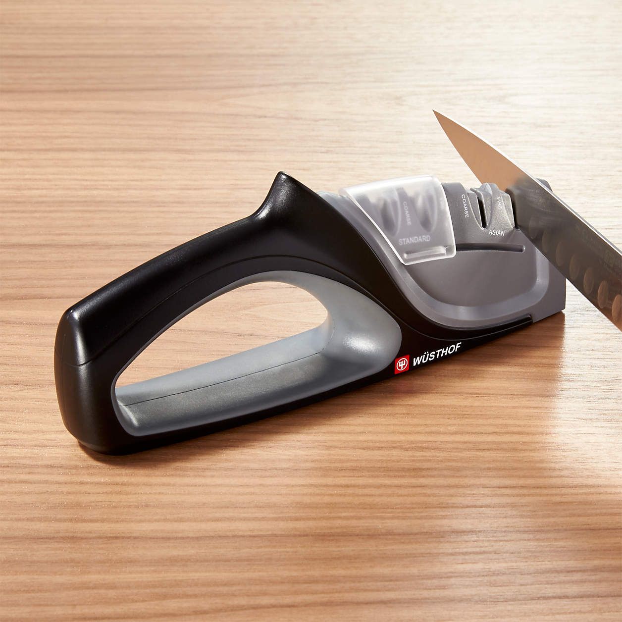 Wusthof Knife Life Two Stage Sharpener Left Right Scissors Ceramic Carbide  NEW