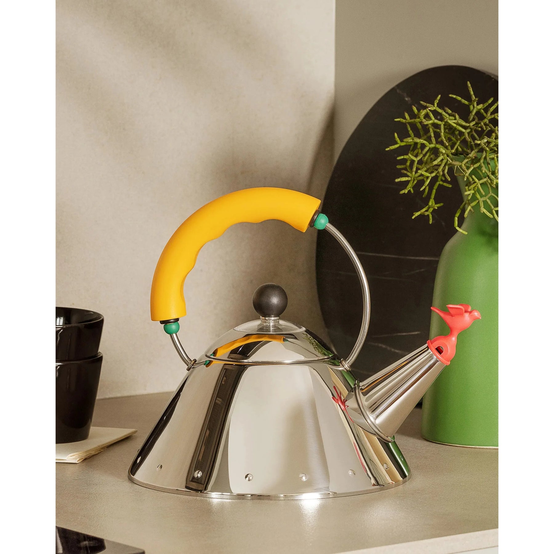 Whistling tea kettle with bird spout deals