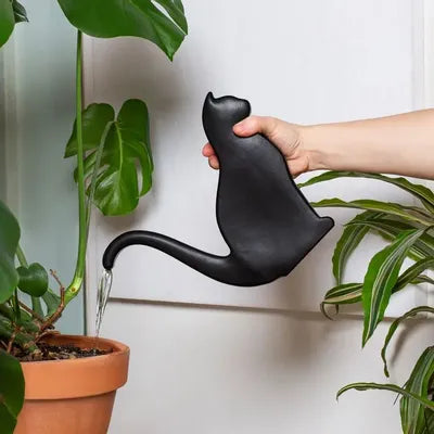 cute watering cans for indoor plants Kikkerland Cat Watering Can