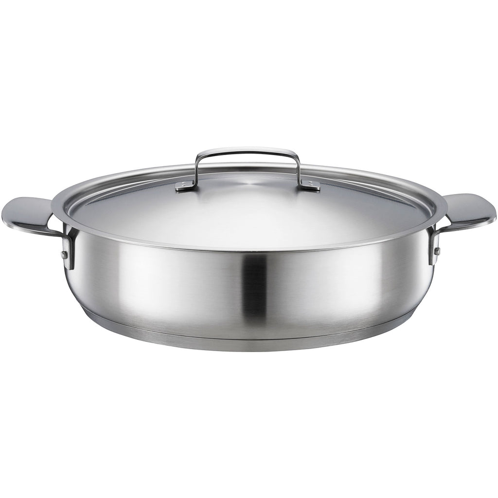 12 in. (30.5cm) Stainless Steel Electric Oil Core Skillet with