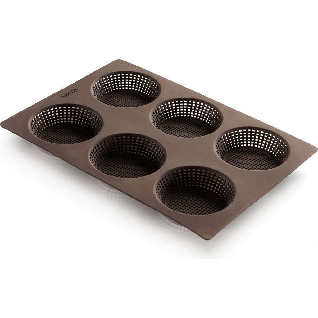 Silicone Molds [Muffin, 6 Cup] Cupcake Baking Pan - Free Paper Muffin Cups  - Non Stick, BPA Free, 100% Silicon & Dishwasher Safe Silicon Bakeware Tin