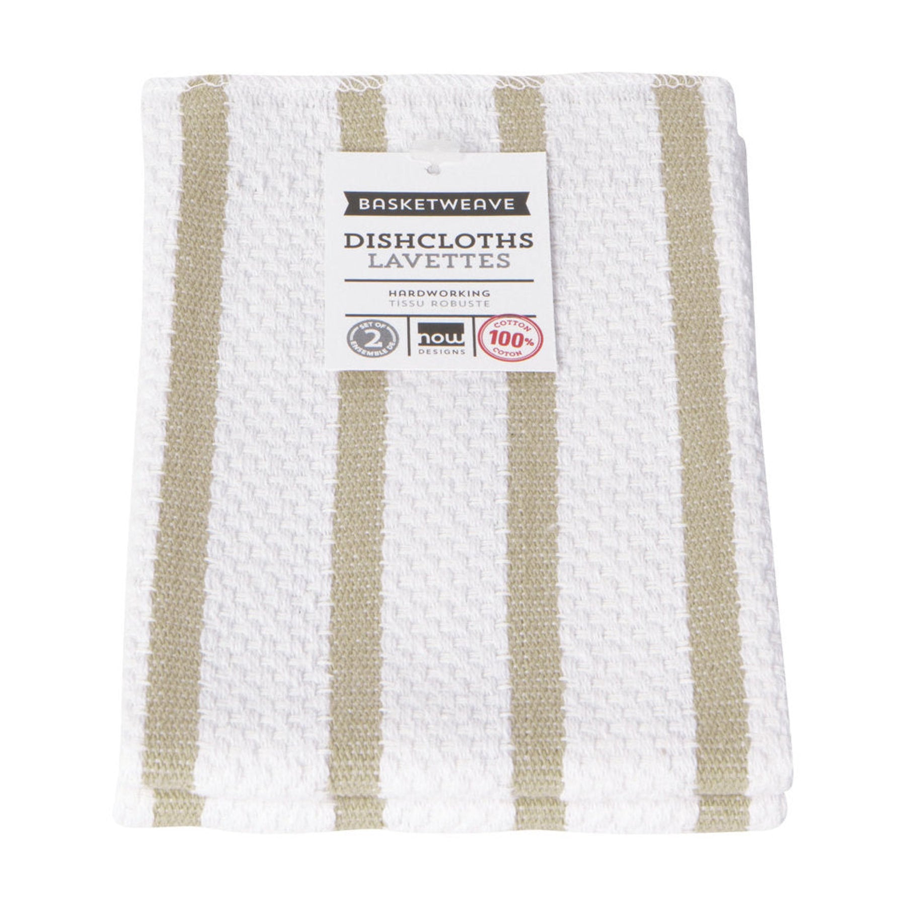 Now Designs Barmop Towels - Sandstone - Set of 3