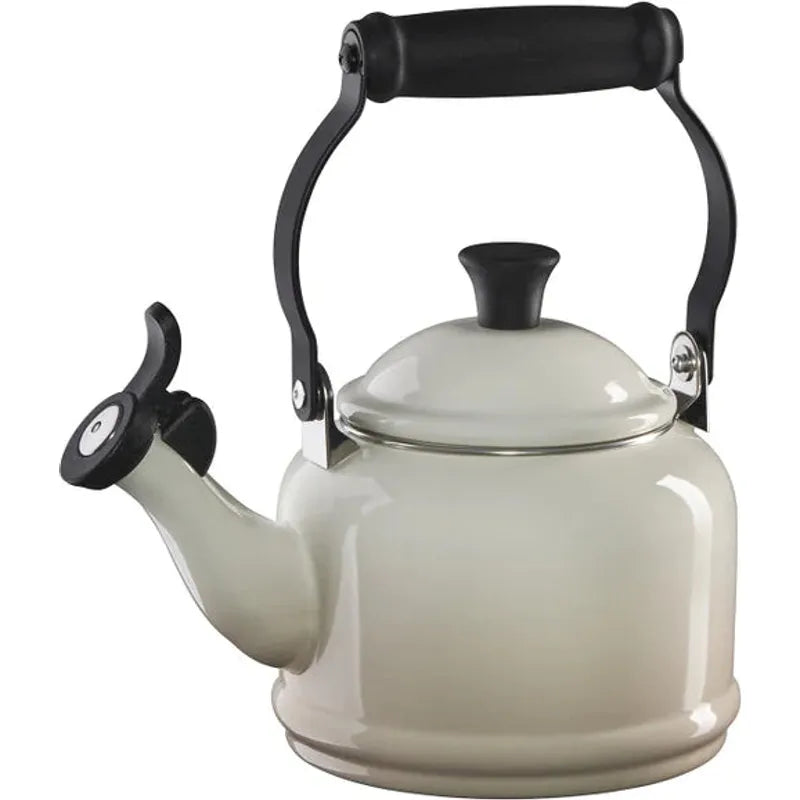 Qualita King Mini White Enamel Teapot Team İs A Teapot