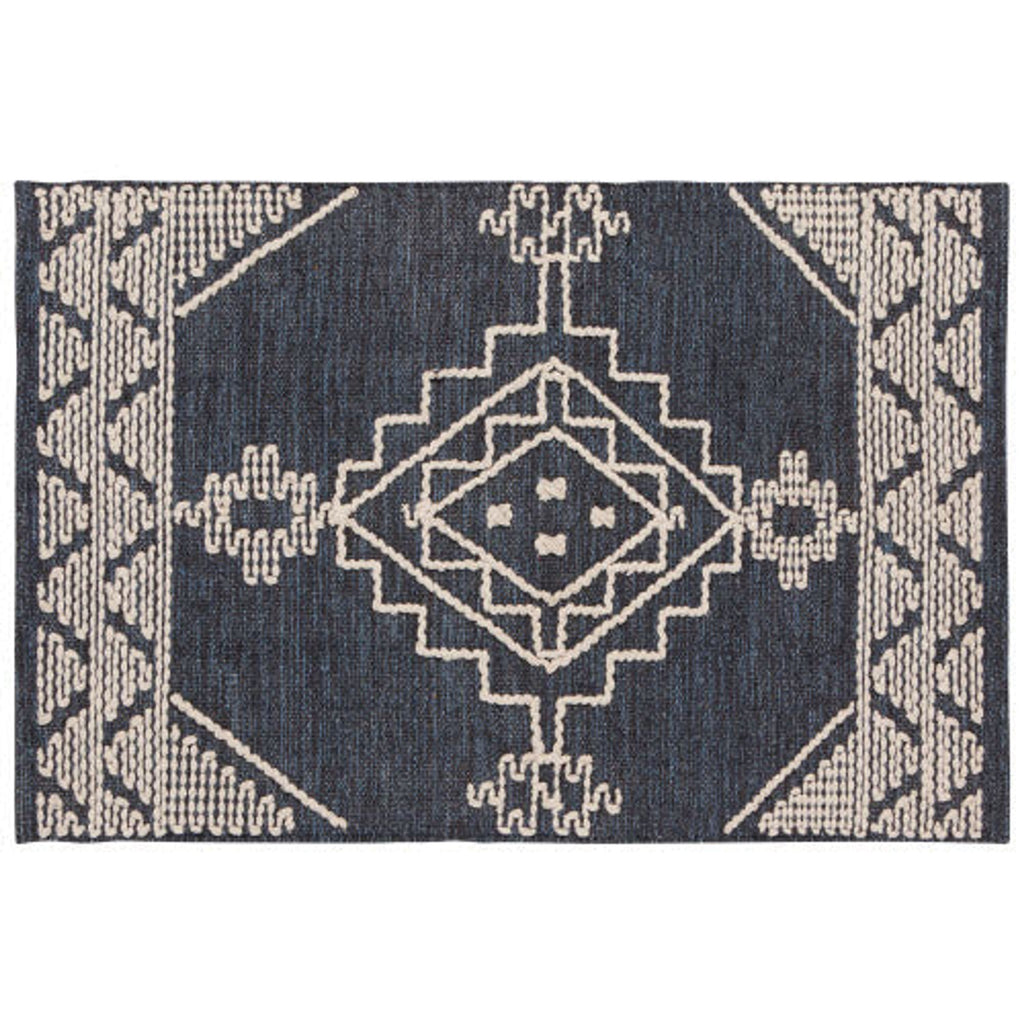 Cinquefoil- Cinnamon: 4X6 Indoor/outdoor floor mat – Rhadi Living