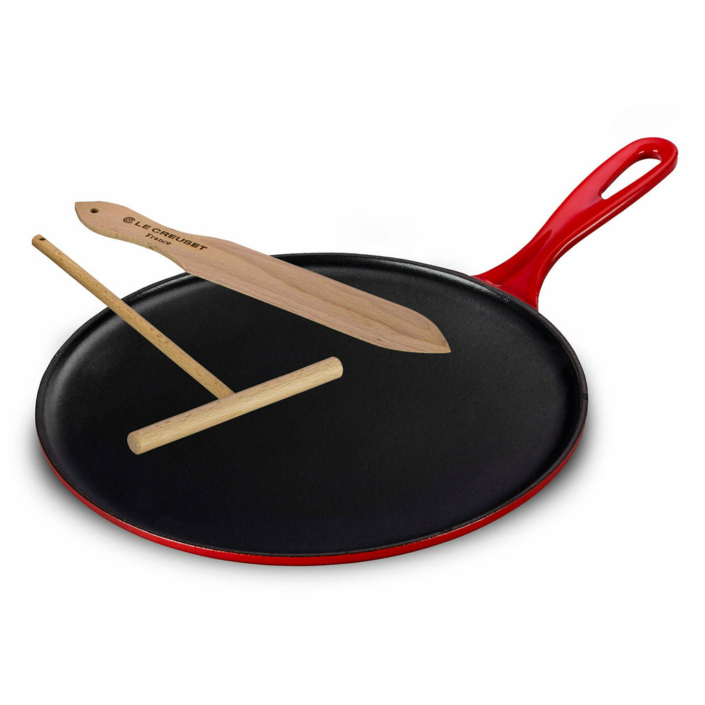 Crepe Pan Nonstick with Spreader and Spatula Set for Dosa Tawa