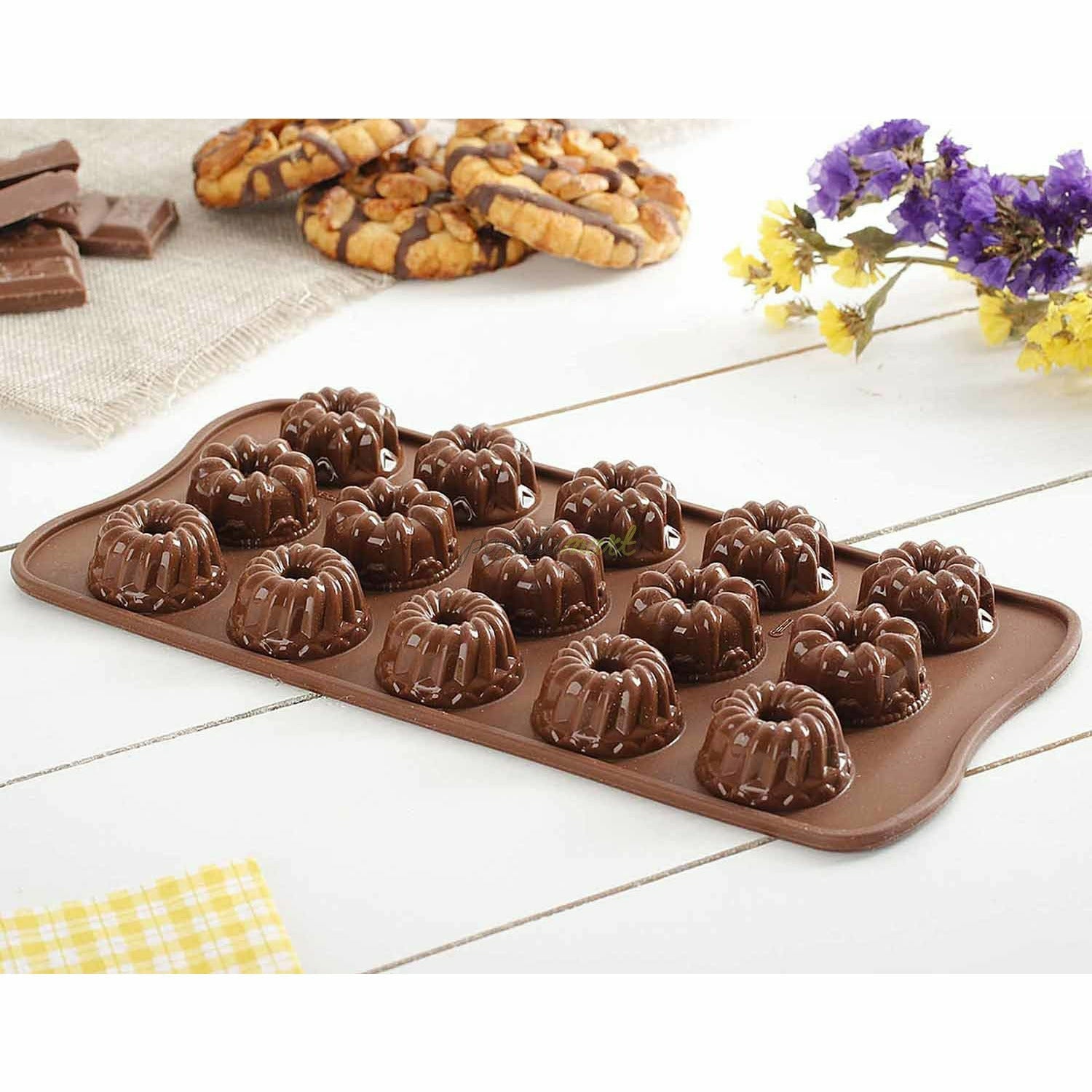 Silikomart 'Easy Choc' Silicone Chocolate Mold, Choco Flame