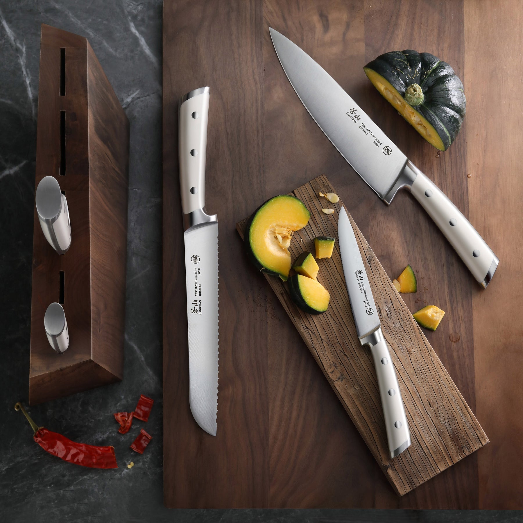 Cangshan S1 Series 17-piece Forged German Steel Knife Set