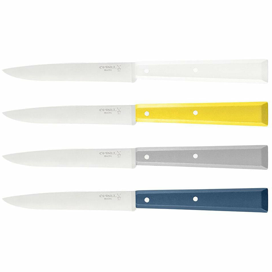  Opinel Set of 4 Bon Appetit Steak Knives - Southern Olive Wood: Steak  Knife Sets: Home & Kitchen