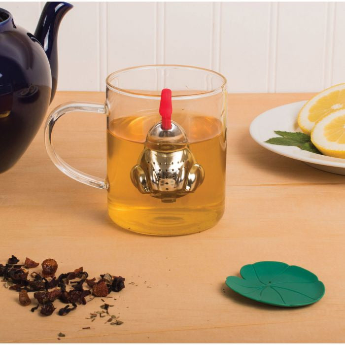 HIC Teapot with Caddy Tea Infuser