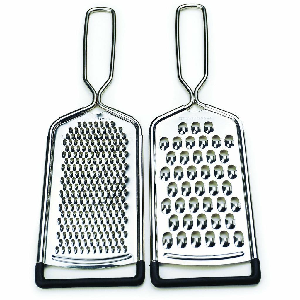 Cheese Grater, Stainless Steel Box Grater, Cheese Grater with Container,  Vegetable Chopper Ginger Shredder Chocolate Grater with Coarse and Fine  Grater Plates, Cheese Shredder (Pink)