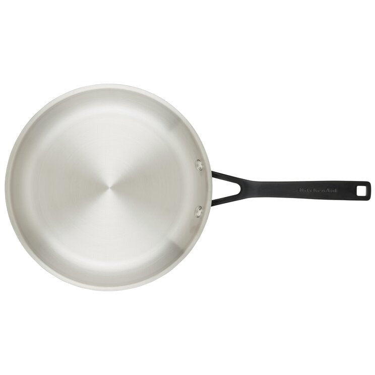 KitchenAid 30007 5-Ply Clad Polished Stainless Steel Fry Pan/Skillet