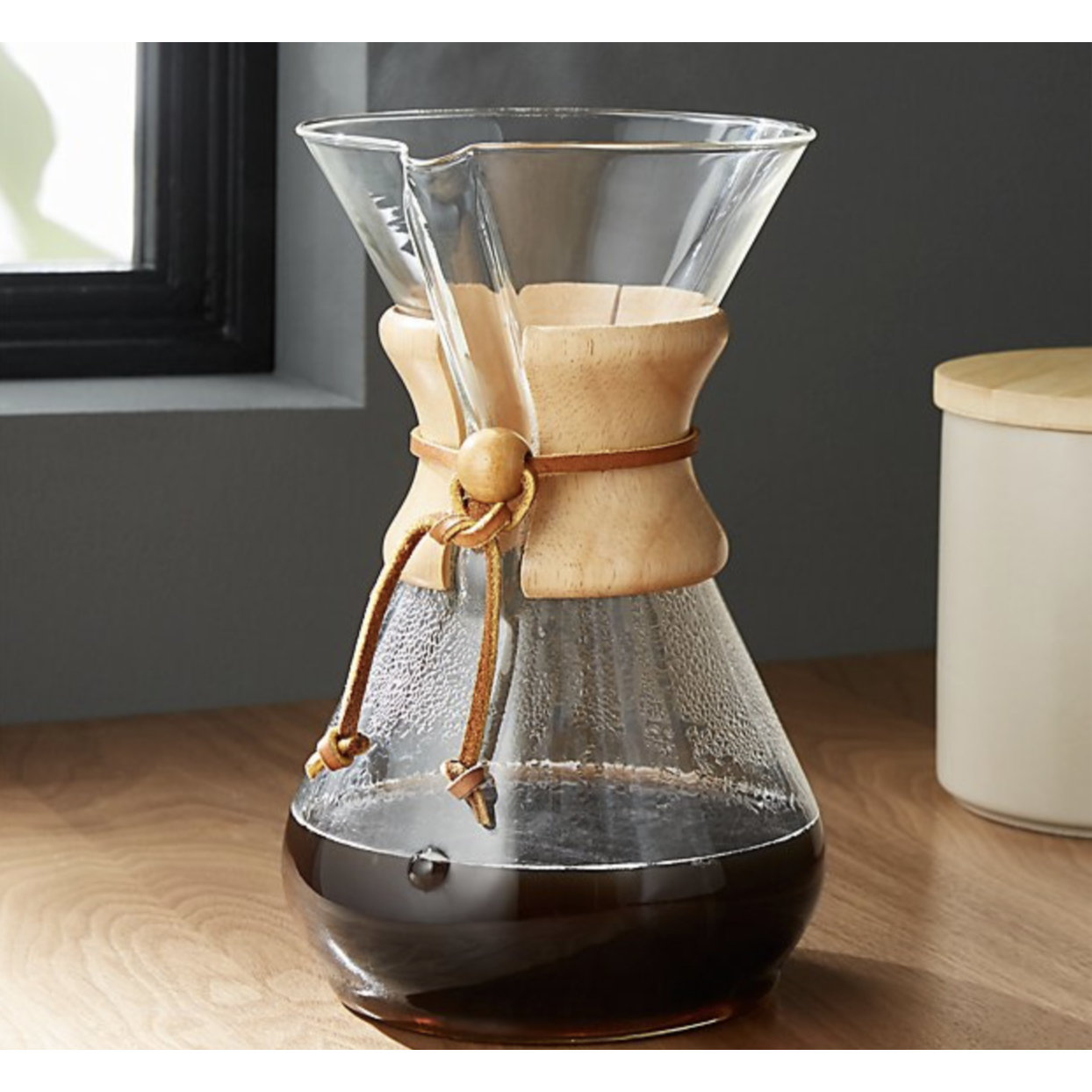 Chemex® Pour-Over Glass Coffee Maker with Wood Collar