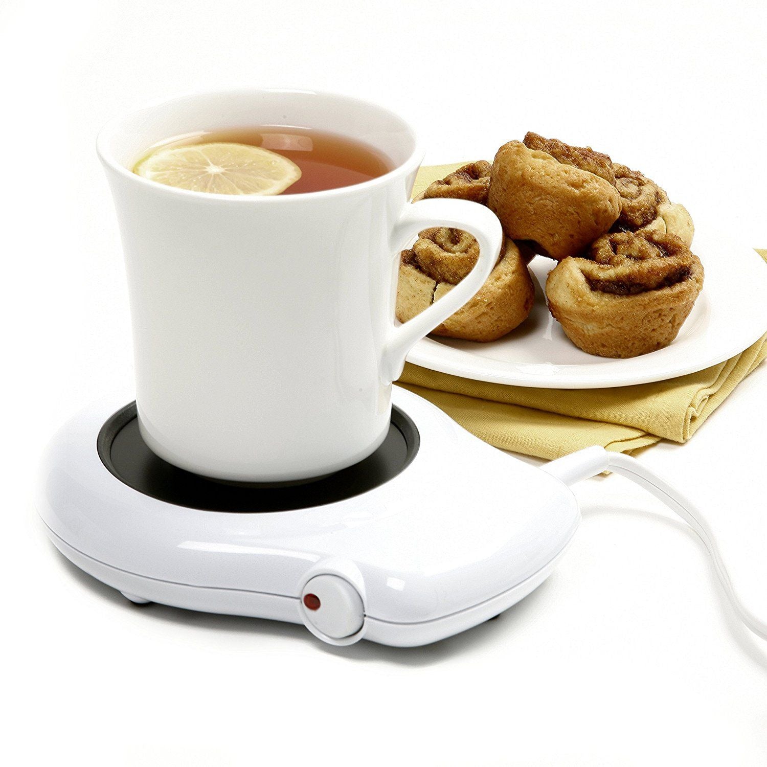 Salton Electric Coffee Mug and Hot Tea Cup Warmer with Non Slip