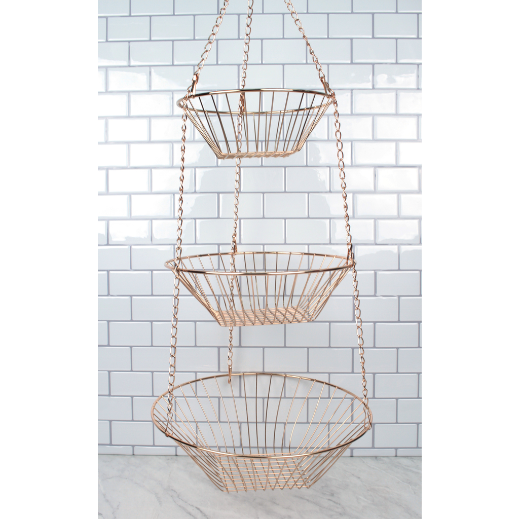 copper hanging plant basket Copper Hanging Baskets