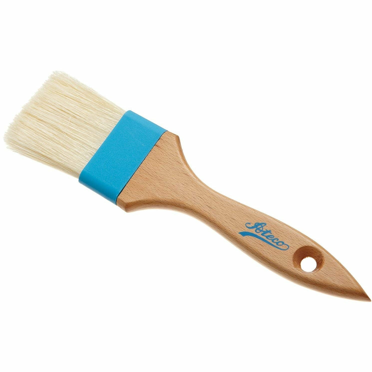 Food safe pastry brushes with wooden handle & white bristles