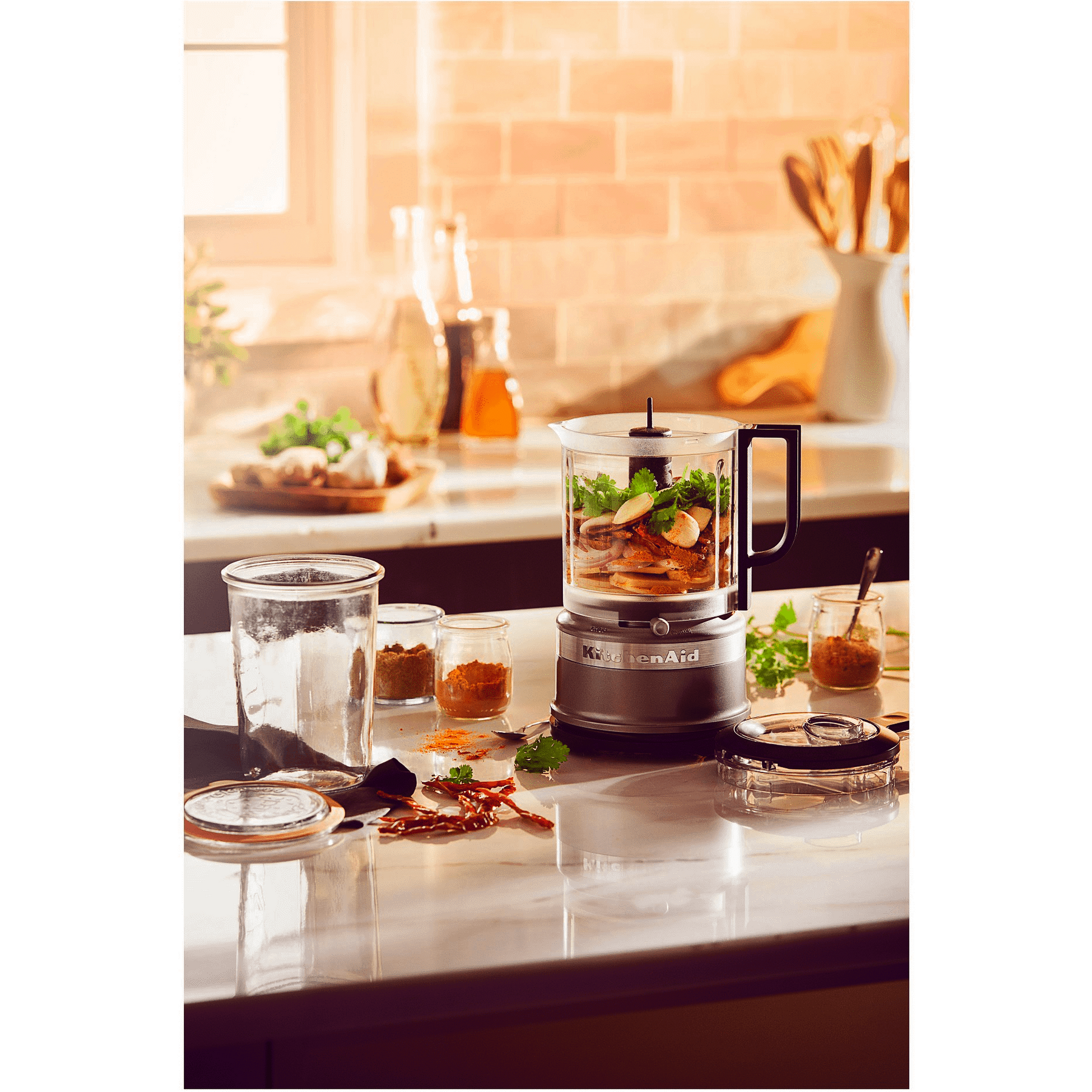 KitchenAid 5 Cups 60-Watt Black Matte Mini Food Chopper in the