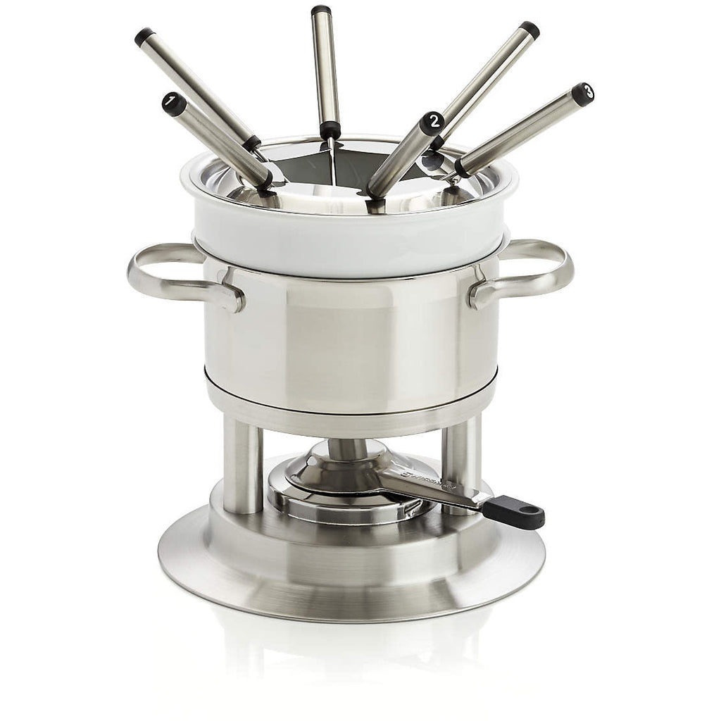 Stainless Steel Fondue Burner, Portable Mini Alcohol Stove Burner Cooking  Chocolate Cheese Fondue Pot Burner Safe Fondue Fuel For Parties And  Picnics